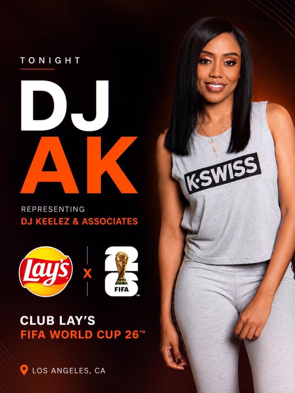 DJ Keelez & Associates at the Lay’s × FIFA World Cup 26™ Club Lay’s Program in Los Angeles