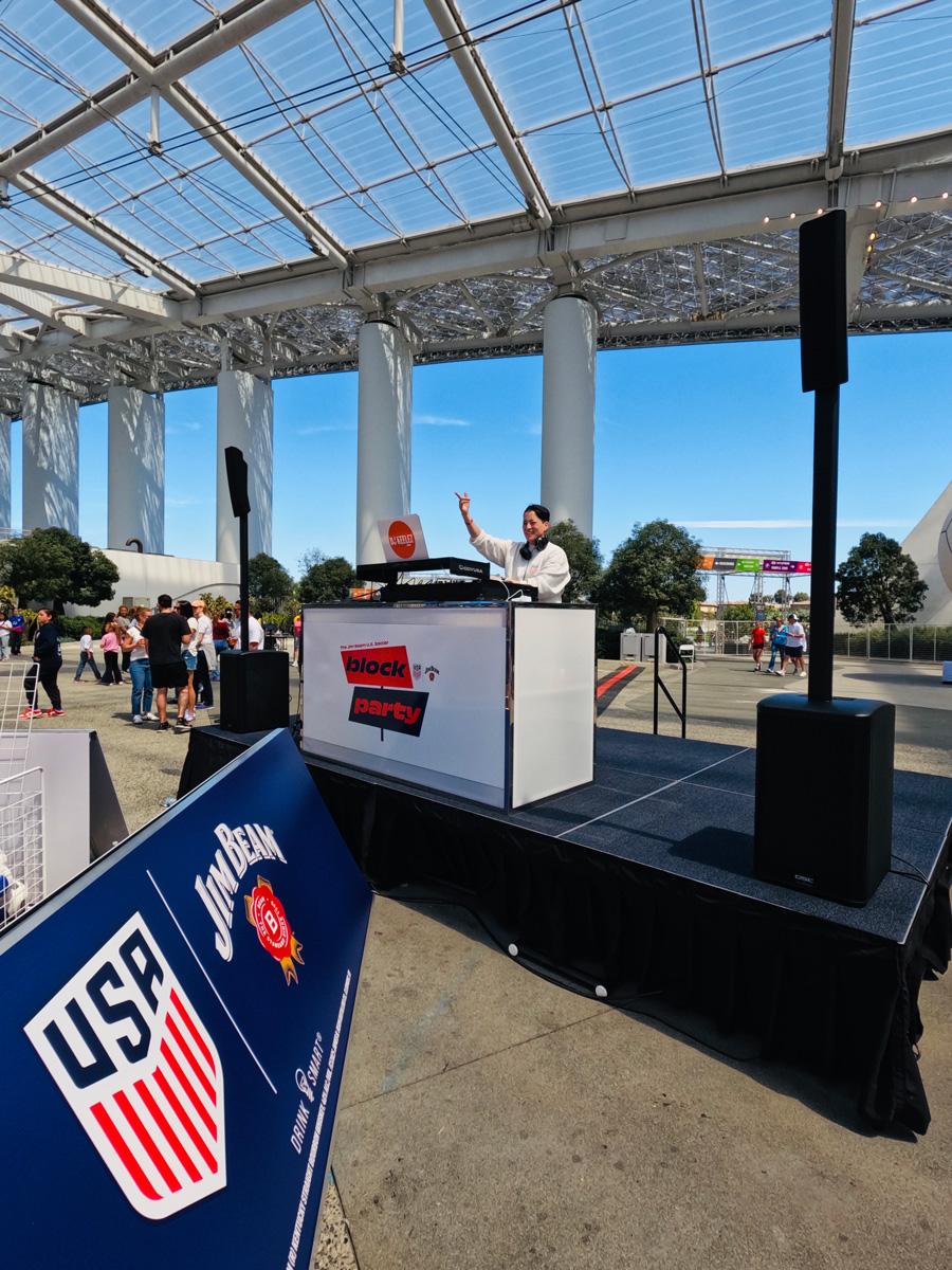 Beats, Brands, and a Big Win: DJ Keelez at the U.S. Soccer Block Party Powered by QSC